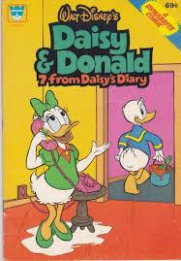 Walt Disney's Daisy and Donald 7 from Daisy's Diary Whitman Dynabrite Very Good