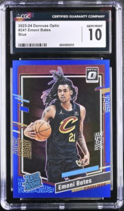 2022-23 University Chrome Al-Amir Dawes #63 RayWave Refractor 074 /100 CGC 10