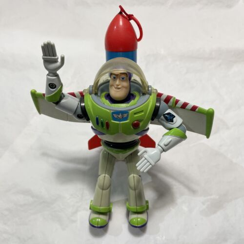 Disney Thinkway Pixar Buzz Lightyear Posable Action Figure The Big One w/ Strin