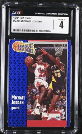 1991 Fleer Michael Jordan #220 CGC 4