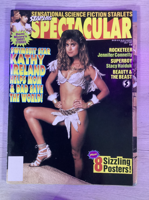 Starlog Spectacular Magazine (Sci-Fi Movie Pin Ups) w/ Kathy Ireland on Cover