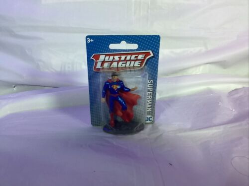 New Sealed! DC Justice League - Superman - 3” Action Figure, Cake Topper