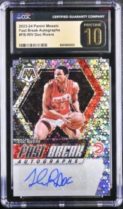 2023-24 Optic Julius Randle #40 Jazz CGC PRISTINE 10