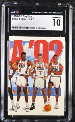 GEM MINT 10 - 1991 SkyBox Olympics Team USA 3 #546 - CGC