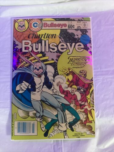Charlton Bullseye #6 - 1982 - 1st App of Thunder Bunny - Low Print Run - 8.5+