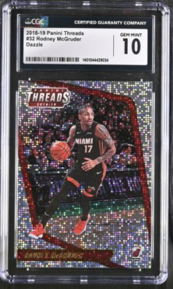 2018 Threads Rodney McGruder #32 CGC 10