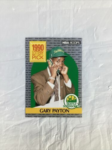 1990-91 NBA Hoops Gary Payton #391 Rookie RC HOF