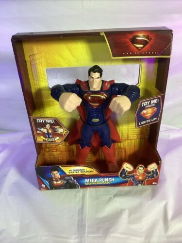 Unopened Superman Man of Steel Mega Punch Action Figure
