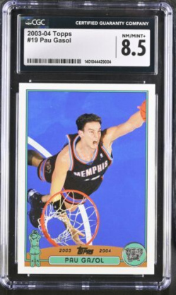 2003 Topps Pau Gasol #19 CGC 8.5