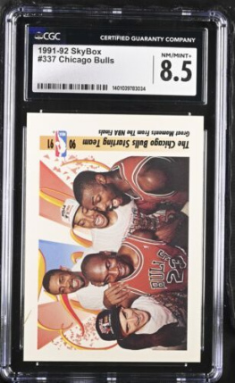 1991 SkyBox Chicago Bulls #337 CGC 8.5