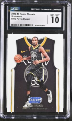 2018 Threads Kevin Durant #212 CGC 10
