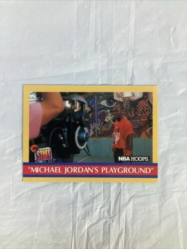 Nm 1990-91 NBA Hoops Michael Jordan's Playground Inside Stuff Behind Scenes #382