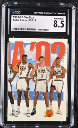 1991 SkyBox Team USA 3 #546 CGC 8.5