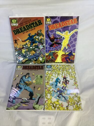 Dreadstar 1 2 3 4 (1st Marvel/Epic Comics, 1982) Vintage Comic Book Lot NM+/MINT