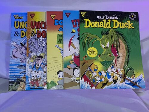 Lot of Walt Disney Comic Album from Gladstone - 2, 4, 5, 28, & Special 2 - VG/NM