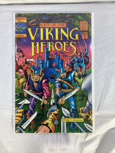RARE NM+/MINT - GRADABLE - The Last of the Viking Heroes #1 (Genesis West, 1987)