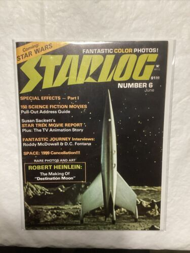 Starlog Magazine Vol 2, Num 6 June 1977 - Star Wars Ad Prior To Film Release!!