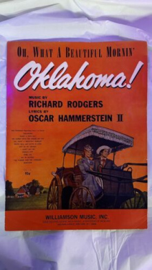 OKLAHOMA Sheet Music “Oh What a Beautiful Morning” 1943 Rodgers Hammerstein