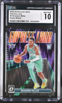 2023 Optic Brandon Miller #3 CGC 10