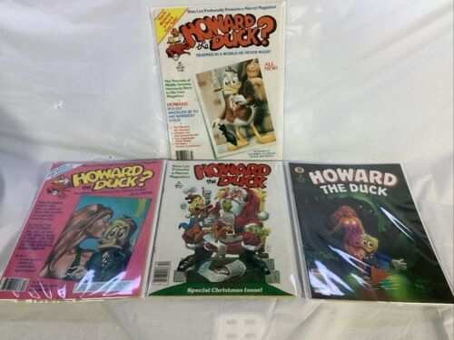 Howard the Duck Magazine Vol 2 #1, 2, 3,  & 7 - 1979 Marvel Comics - NM / NM+