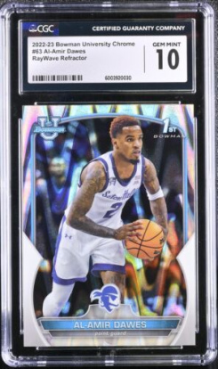 2023-24 Mosaic Coby White #106 Fast Break Pink 11 /20 CGC GEM MINT 10