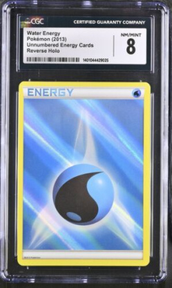 2013 Pokémon Water Energy English CGC 8