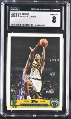 2003 Topps Rashard Lewis #109 CGC 8