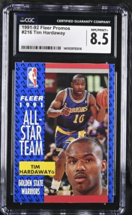 1991 Promos Tim Hardaway #216 CGC 8.5
