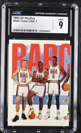 CGC MINT 9 - 1991 SkyBox Olympics Dream Team USA 1 #544