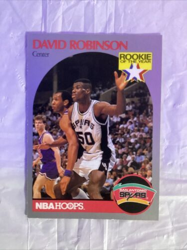 High Grade 1990-91 David Robinson NBA hoops #270 Rookie of the Year Spurs