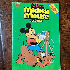 Walt Disney's MICKEY MOUSE ALBUM Whitman Dynabrite Near Mint/Mint 9.8 Condition