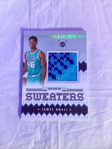 2023-24 NBA Hoops JAMES NNAJI Rookie Sweaters Relic Hornets