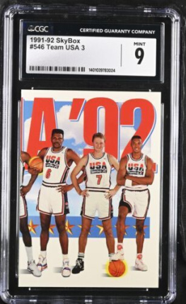 1991 SkyBox Team USA 3 #546 CGC 9