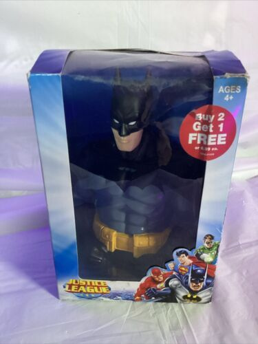 Collectible Justice League BATMAN Bust Coin Bank - NIB, Unopened, Unused, New