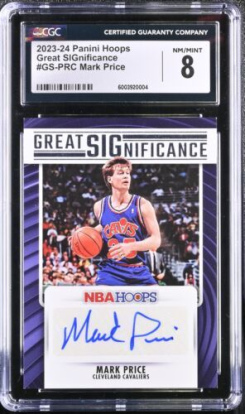 2023-24 Mosaic Rudy Gobert #FB-RUD Pink 01 /15 Autographed CGC 9 MINT