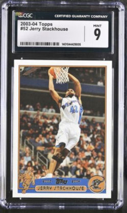 2003 Topps Jerry Stackhouse #52 CGC 9