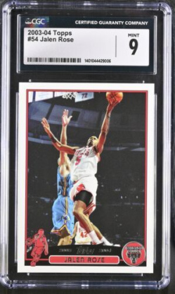 2003 Topps Jalen Rose #54 CGC 9