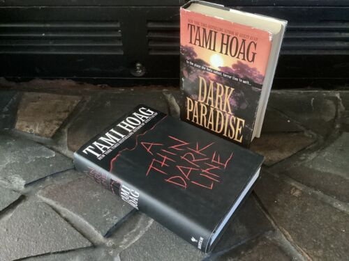 A THIN DARK LINE  by Tami Hoag - 1997 HC/DJ ~ 1st Edition 1st Printing + Bonus