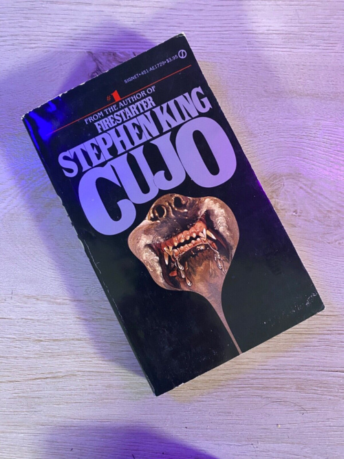 TRUE 1st Paperback Print of Cujo by Stephen King (1982-Signet)-Acceptable