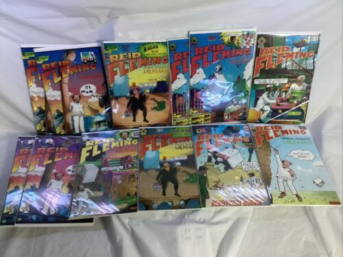 Reid Fleming: World's Toughest Milkman #2, 3, 4, 5, 6, 7, 9 Deep Sea Comics Lot