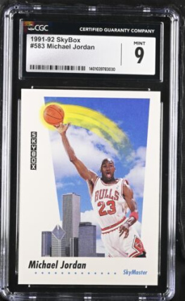 1991 SkyBox Michael Jordan #583 CGC 9