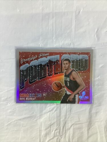 2023 Kris Murray NBA Hoops Winter Greetings From Portland Holo #5 Rookie RC