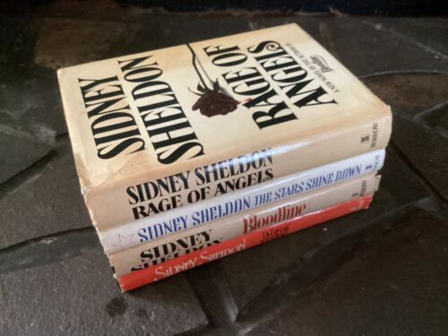 Lot of Sydney Sheldon Books, HC w/o DJ - First Edition 1st Printing & BCE