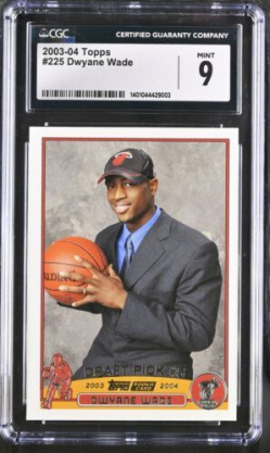 2003 Topps Dwyane Wade #225 CGC 9